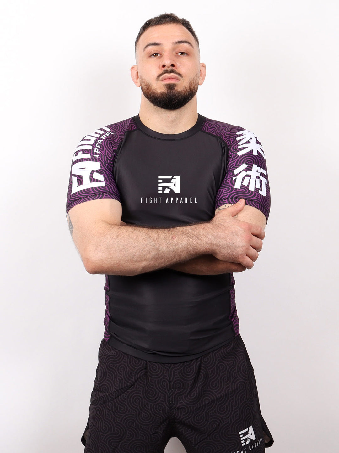 FA 柔術 - Ranked Performance Rashguard - Purple