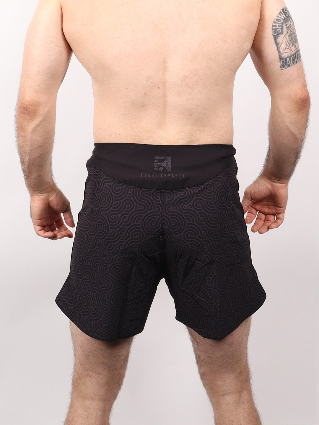 FA Kanji - Hybrid Fight Shorts - Black Ranked