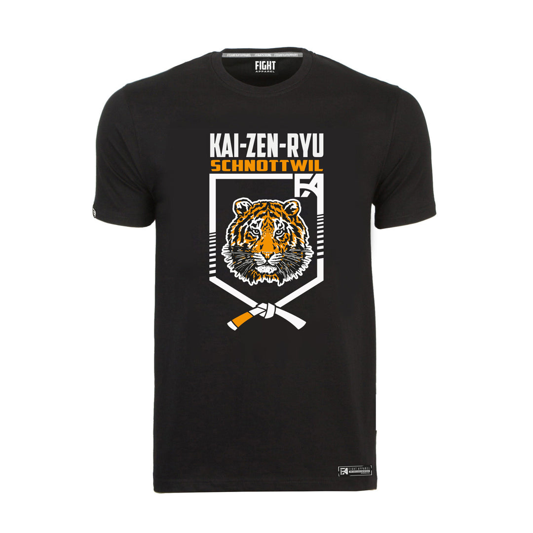 FA x Kai-Zen-Ryu Schnottwil - T-Shirt - Tiger Gross - Schwarz