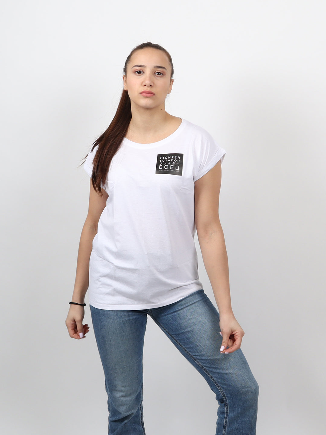 FIGHTER Small Logo – T-Shirt – Women