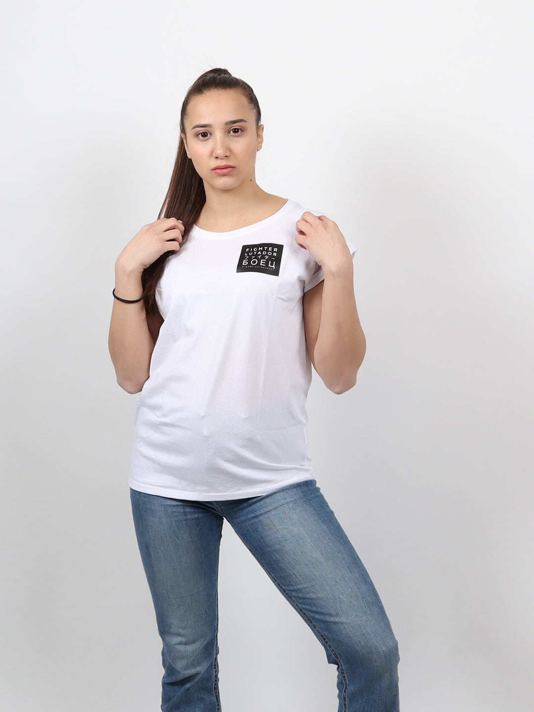 FIGHTER Small Logo – T-Shirt – Women